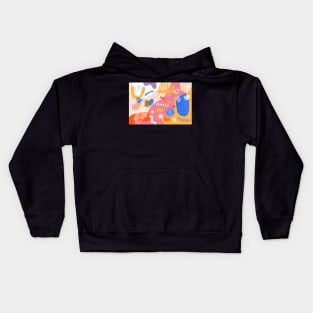 Cutout Color Kids Hoodie